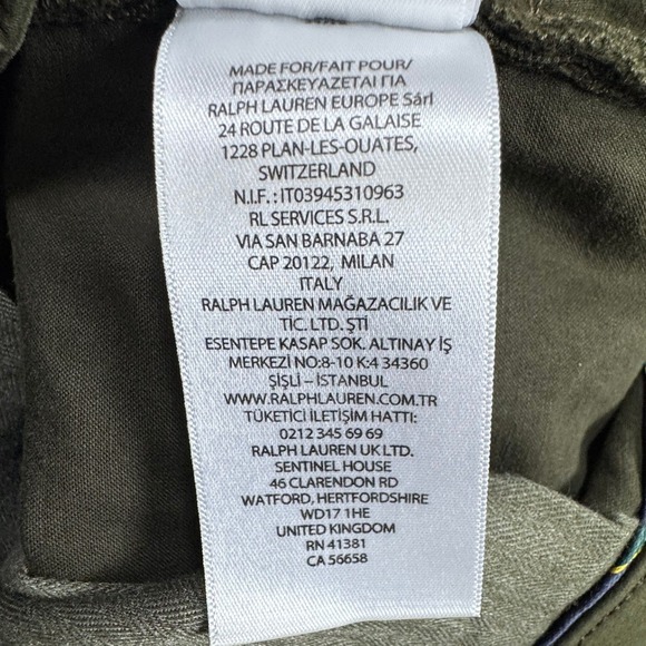 Polo Ralph Lauren Mens Varick Slim Straight Stretch Pants Olive Green 44x30 NEW - Picture 6 of 14